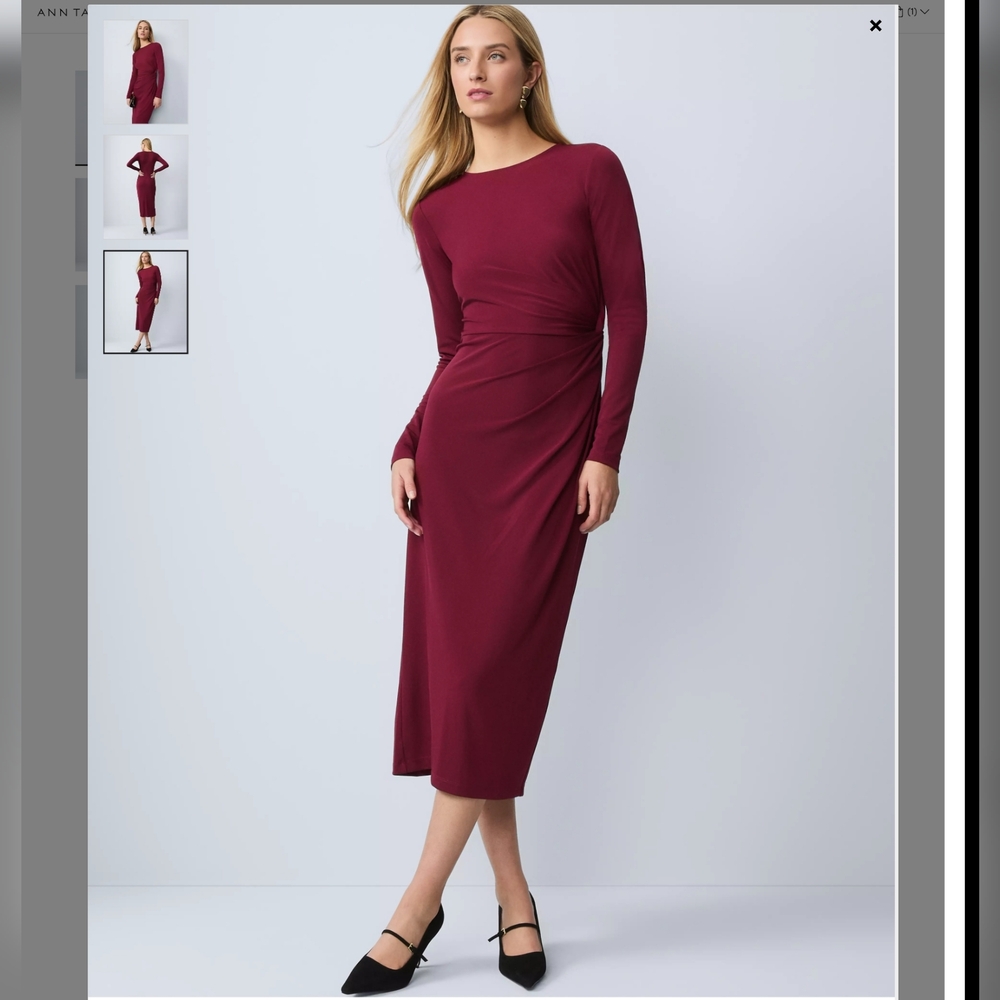 Ann Taylor  Twist Sheath Dress Size 12.    #15